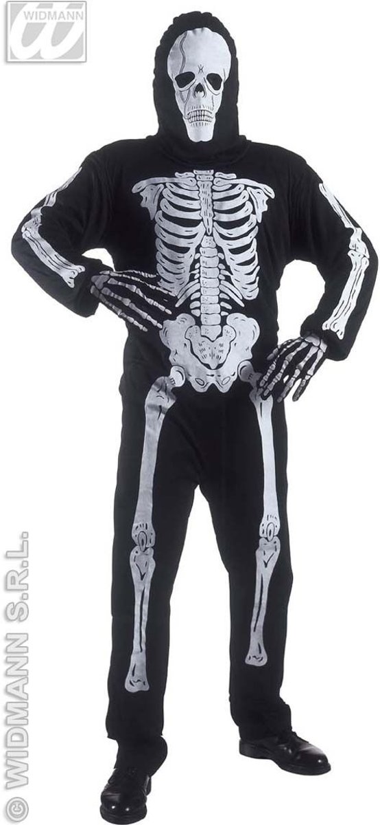 Spook & Skelet Kostuum | Mr. Skeleton Rontgen Kostuum Man | Small | Halloween | Verkleedkleding